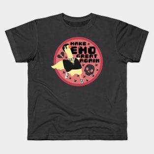 Make Emo Great Again Badge Kids T-Shirt